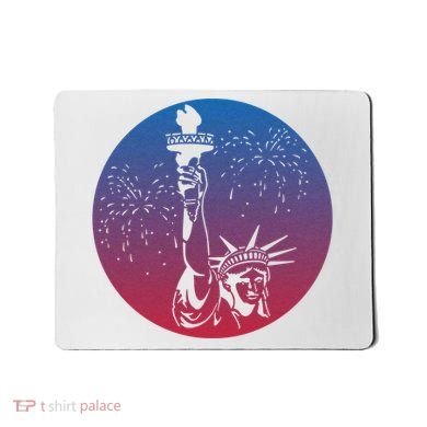 Statue Of Liberty New York Retro Mousepad