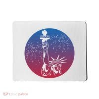 Statue Of Liberty New York Retro Mousepad thumb 0