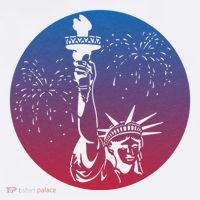 Statue Of Liberty New York Retro Mousepad thumb 1