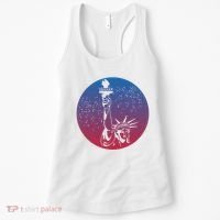 Statue Of Liberty New York Retro Women's Tank Top thumb 0