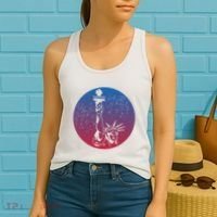 Statue Of Liberty New York Retro Women's Tank Top thumb 2