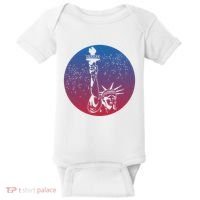 Statue Of Liberty New York Retro Baby Bodysuit thumb 0