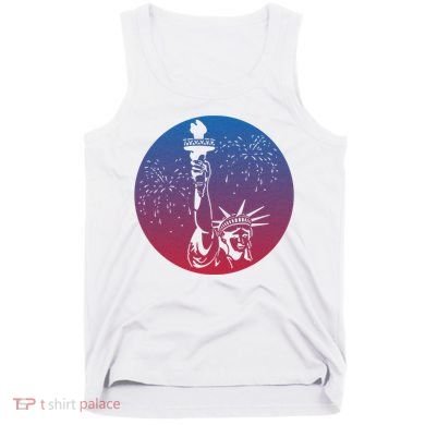 Statue Of Liberty New York Retro Tank Top