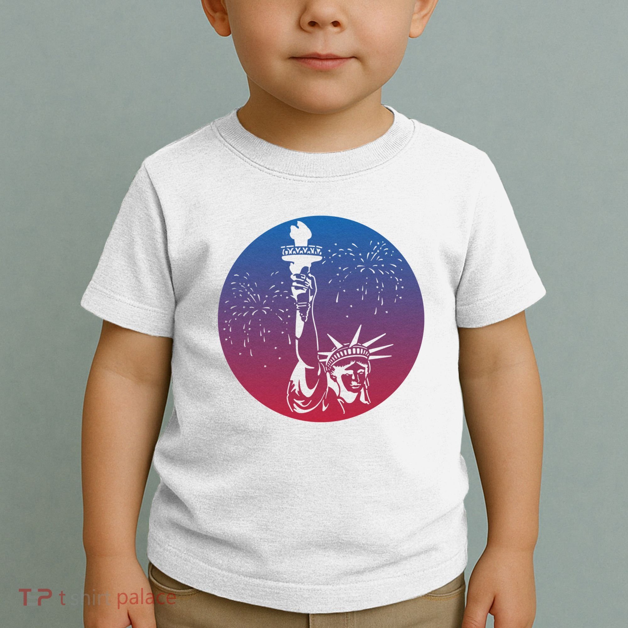 Statue Of Liberty New York Retro Toddler T-Shirt