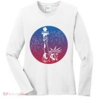 Statue Of Liberty New York Retro Women's Long Sleeve Shirt thumb 0