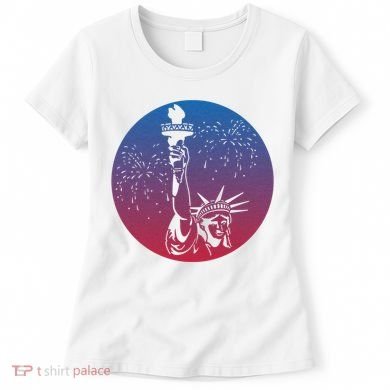 Statue Of Liberty New York Retro Women's T-Shirt