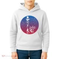 Statue Of Liberty New York Retro Kids Hoodie thumb 4
