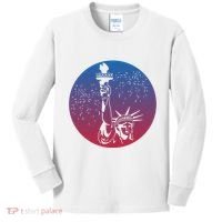 Statue Of Liberty New York Retro Kids Long Sleeve Shirt thumb 0