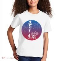 Statue Of Liberty New York Retro Kids T-Shirt thumb 2