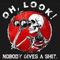 Skeleton Oh Look Nobody Gives A Shit Polo thumb 3