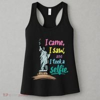 Statue Of Liberty Museum Travel I Came I Saw I Took A Selfie Women's Tank Top thumb 3