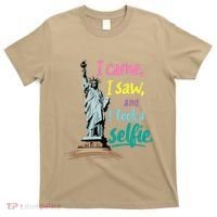 Statue Of Liberty Museum Travel I Came I Saw I Took A Selfie T-Shirt thumb 0