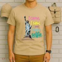 Statue Of Liberty Museum Travel I Came I Saw I Took A Selfie T-Shirt thumb 6