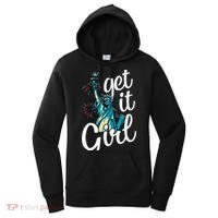 Statue of Liberty Get It American Flag 4th of July Women's Hoodie thumb 0