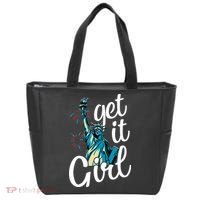 Statue of Liberty Get It American Flag 4th of July Tote Bag thumb 0