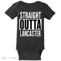 Straight Outta Lancaster Baby Bodysuit thumb 0