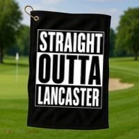 Straight Outta Lancaster Golf Towel thumb 1