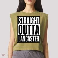Straight Outta Lancaster Garment-Dyed Women's Muscle Tee thumb 2