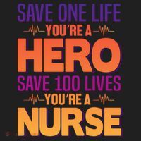 Save One Life You're A Hero Save 100 Lives You're A Nurse Beanie thumb 2