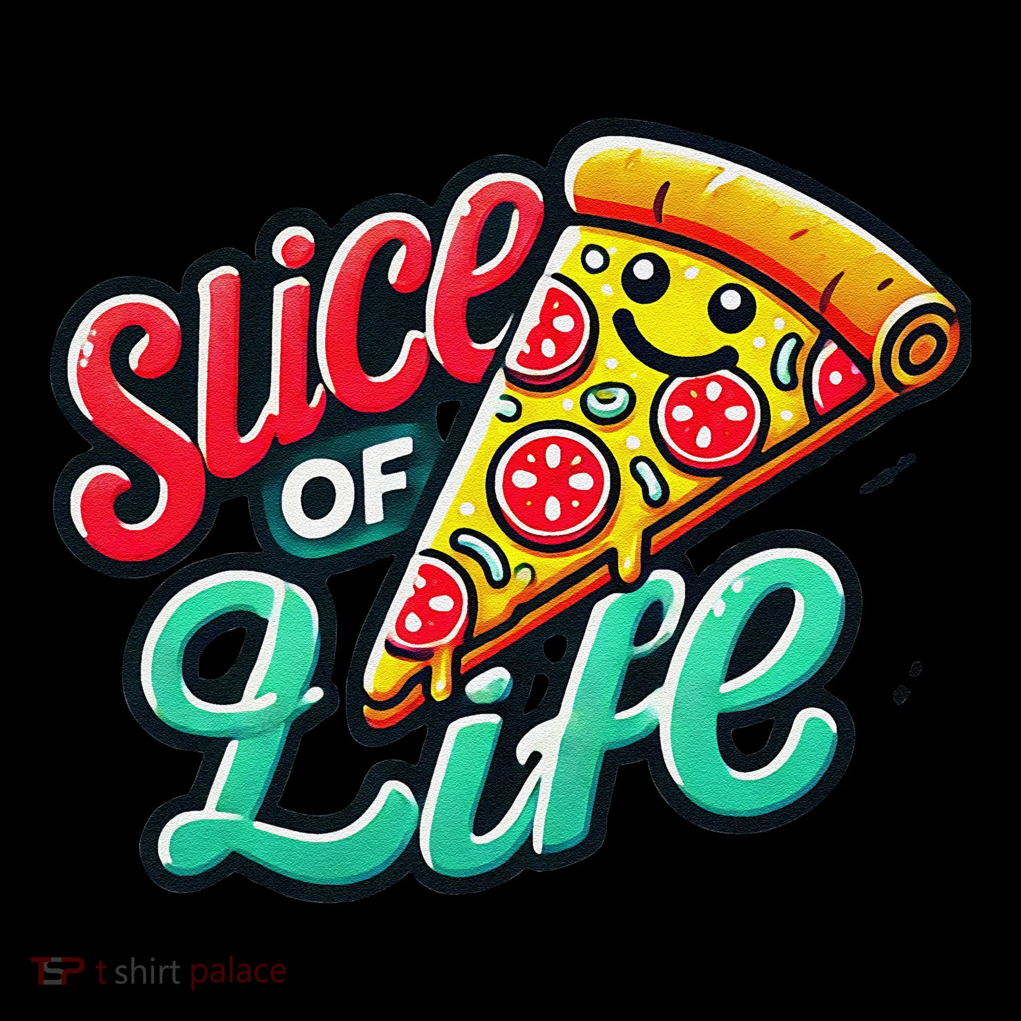 Slice Of Life Cartoon Pizza Coffee Mug