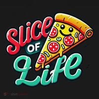 Slice Of Life Cartoon Pizza Women's Hoodie thumb 2