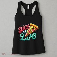 Slice Of Life Cartoon Pizza Women's Tank Top thumb 3