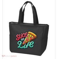 Slice Of Life Cartoon Pizza Tote Bag thumb 3