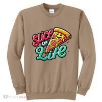 Slice Of Life Cartoon Pizza Sweatshirt thumb 0