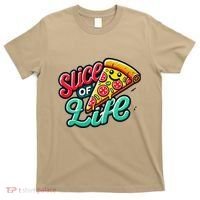 Slice Of Life Cartoon Pizza T-Shirt thumb 0