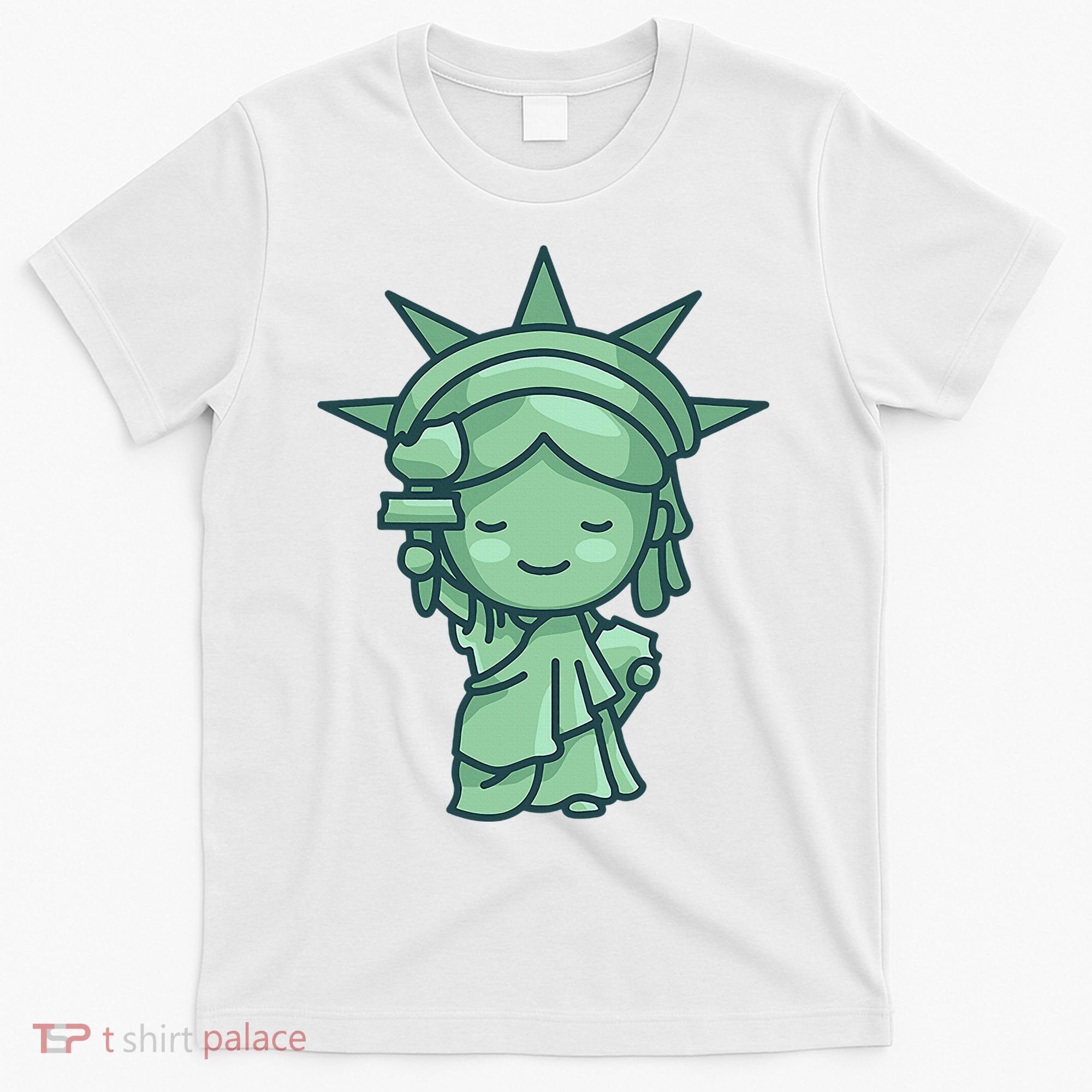 Statue Of Liberty Cute Nyc New York City Manhattan T-Shirt