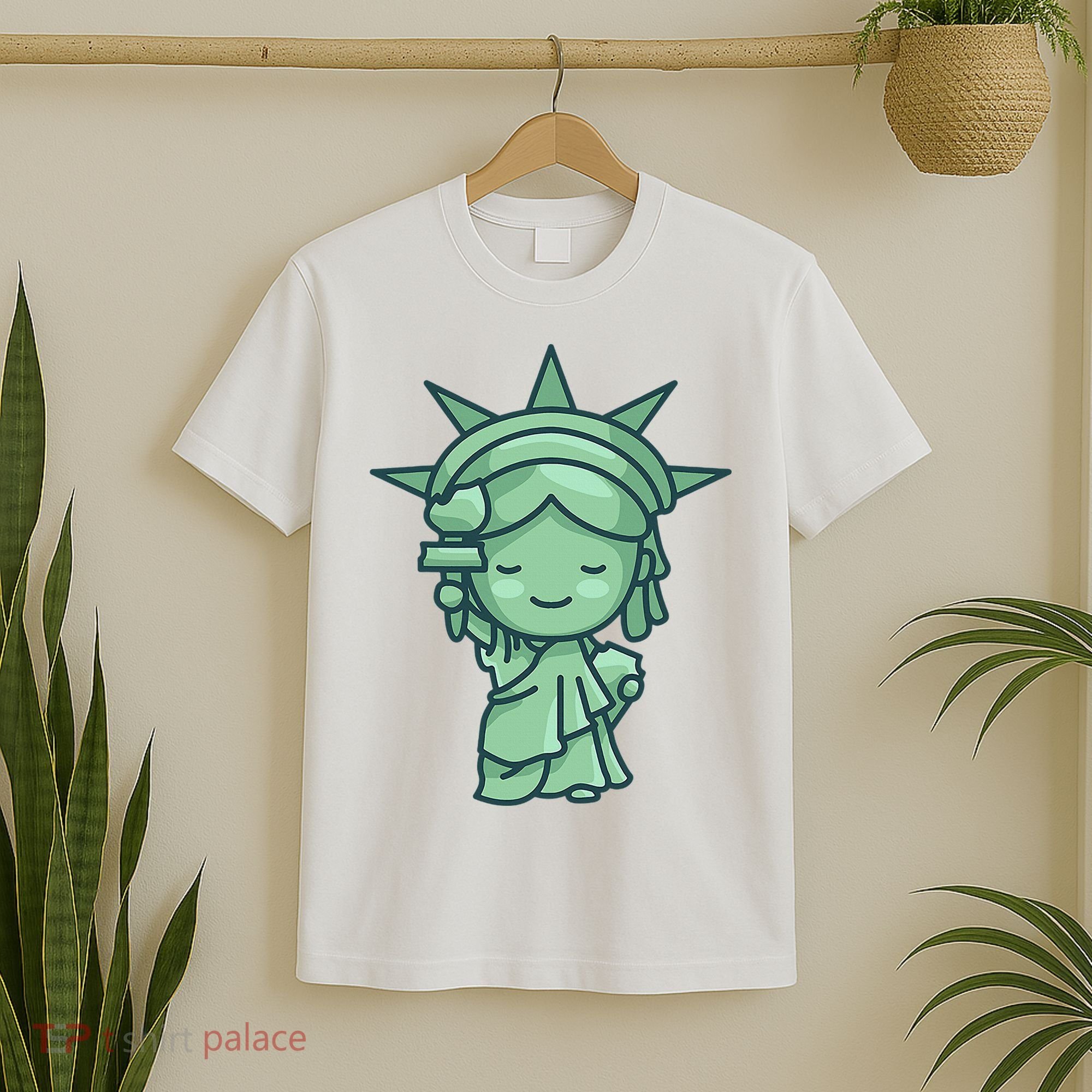 Statue Of Liberty Cute Nyc New York City Manhattan T-Shirt