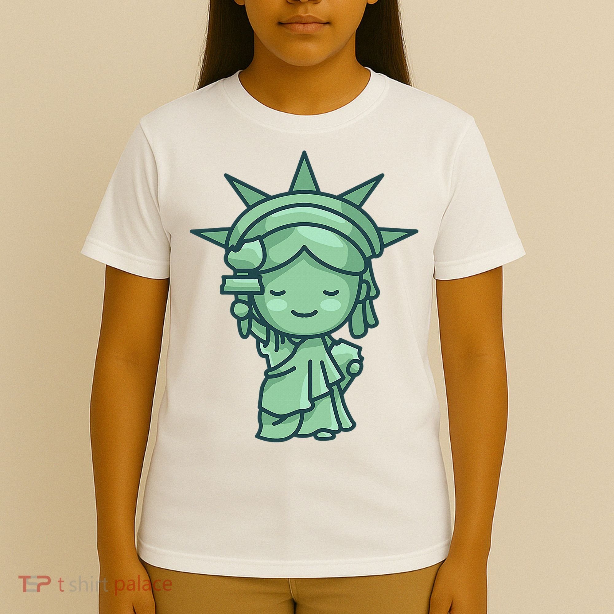 Statue Of Liberty Cute Nyc New York City Manhattan T-Shirt