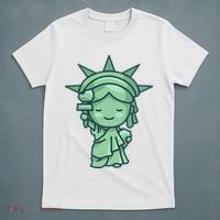 Statue Of Liberty Cute Nyc New York City Manhattan T-Shirt thumb 5