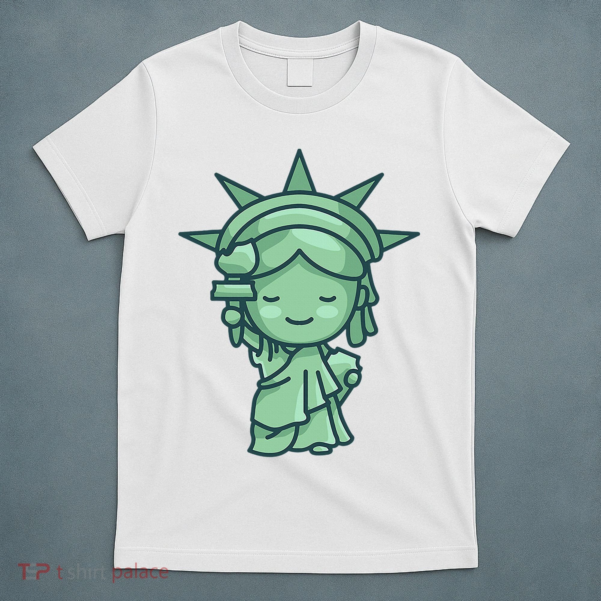Statue Of Liberty Cute Nyc New York City Manhattan T-Shirt