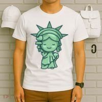 Statue Of Liberty Cute Nyc New York City Manhattan T-Shirt thumb 6
