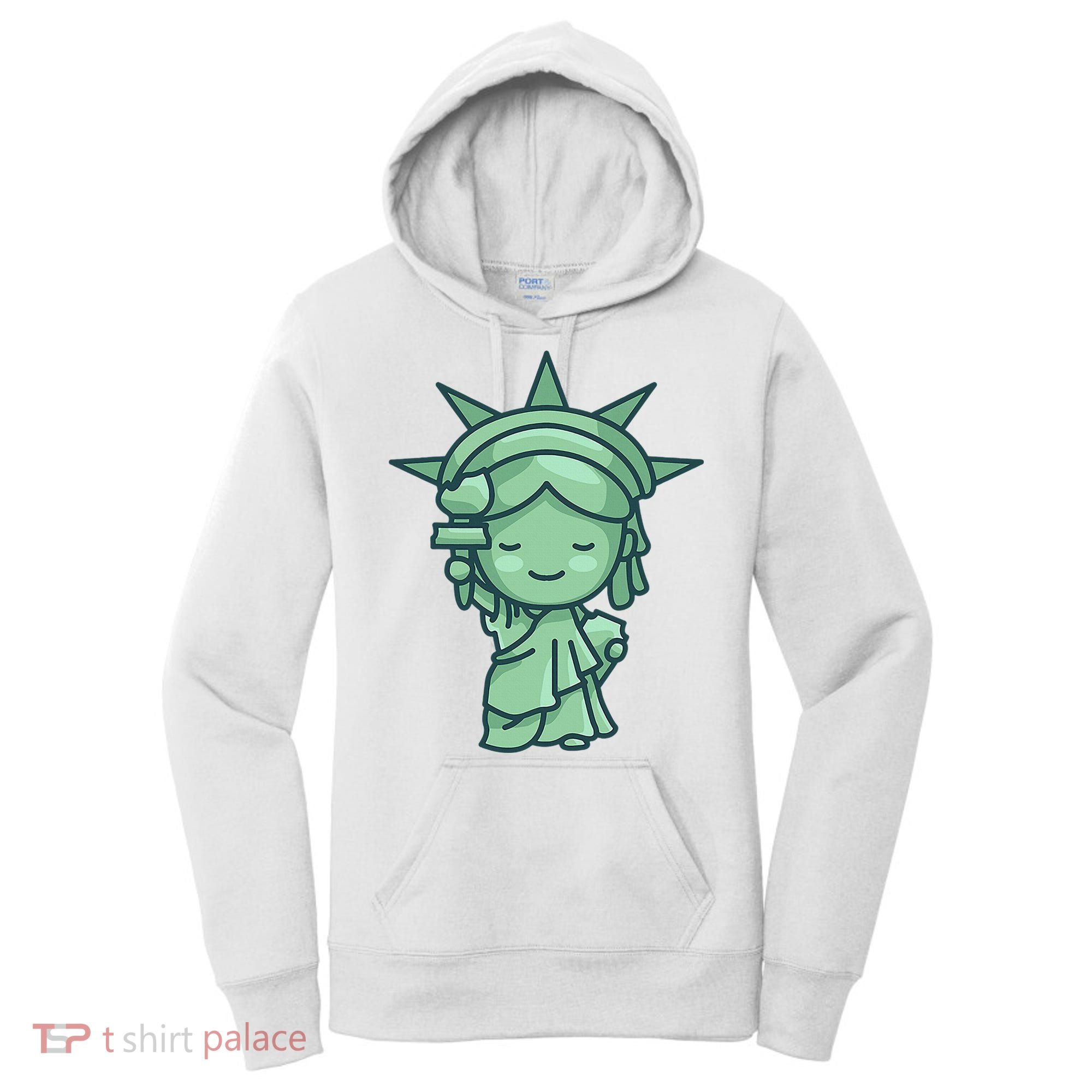 Statue Of Liberty Cute Nyc New York City Manhattan Women's Hoodie