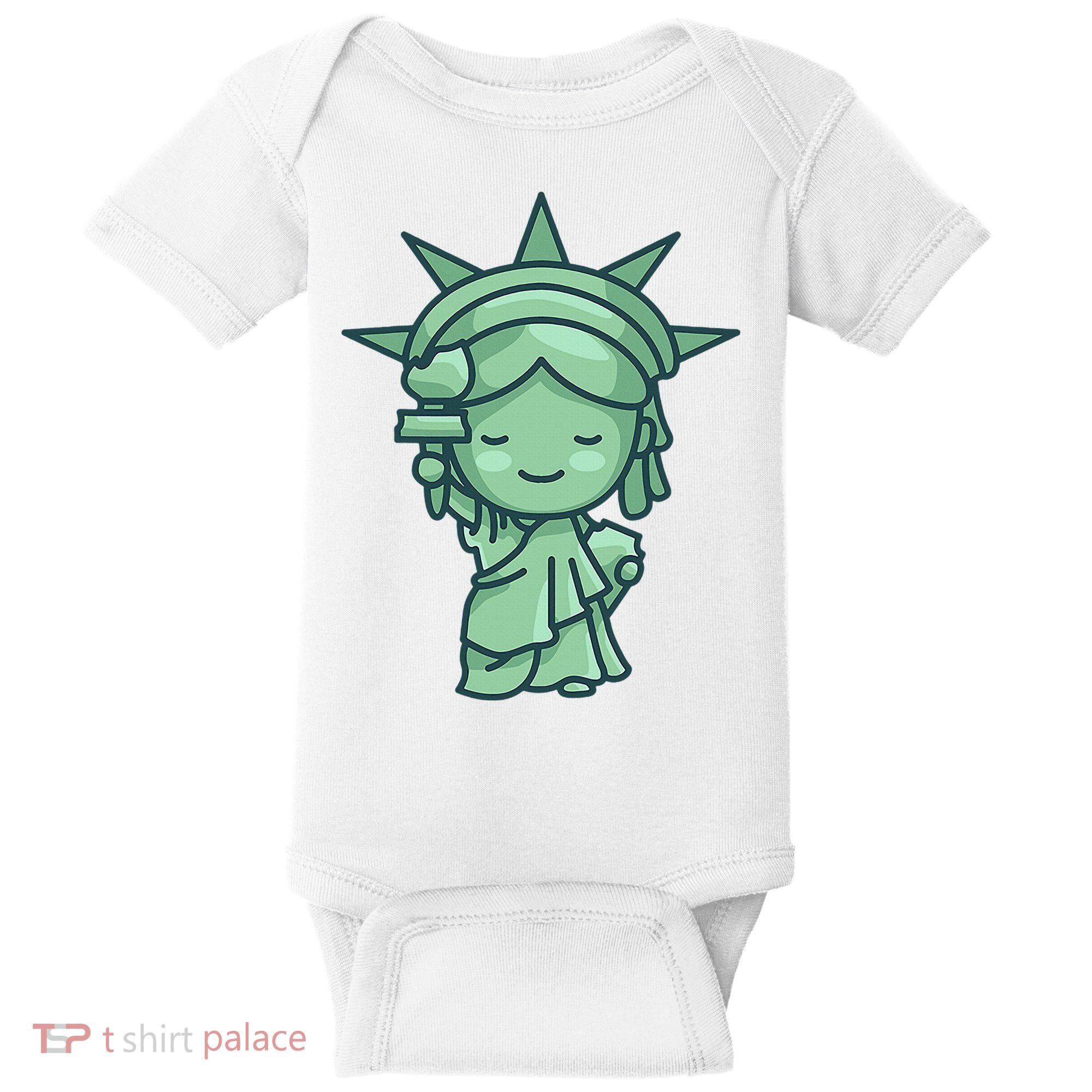 Statue Of Liberty Cute Nyc New York City Manhattan Baby Bodysuit