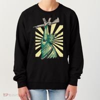 Statue Of Liberty Ar 15 Gun Loving American Women's Sweatshirt thumb 0