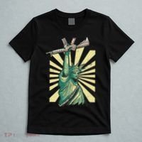 Statue Of Liberty Ar 15 Gun Loving American T-Shirt thumb 5
