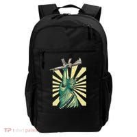 Statue Of Liberty Ar 15 Gun Loving American Backpack thumb 0