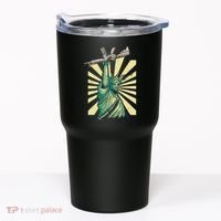 Statue Of Liberty Ar 15 Gun Loving American Tumbler thumb 0