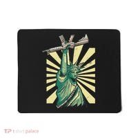 Statue Of Liberty Ar 15 Gun Loving American Mousepad thumb 0
