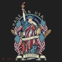 Statue Of Liberty New York Art Women's Sweatshirt thumb 2