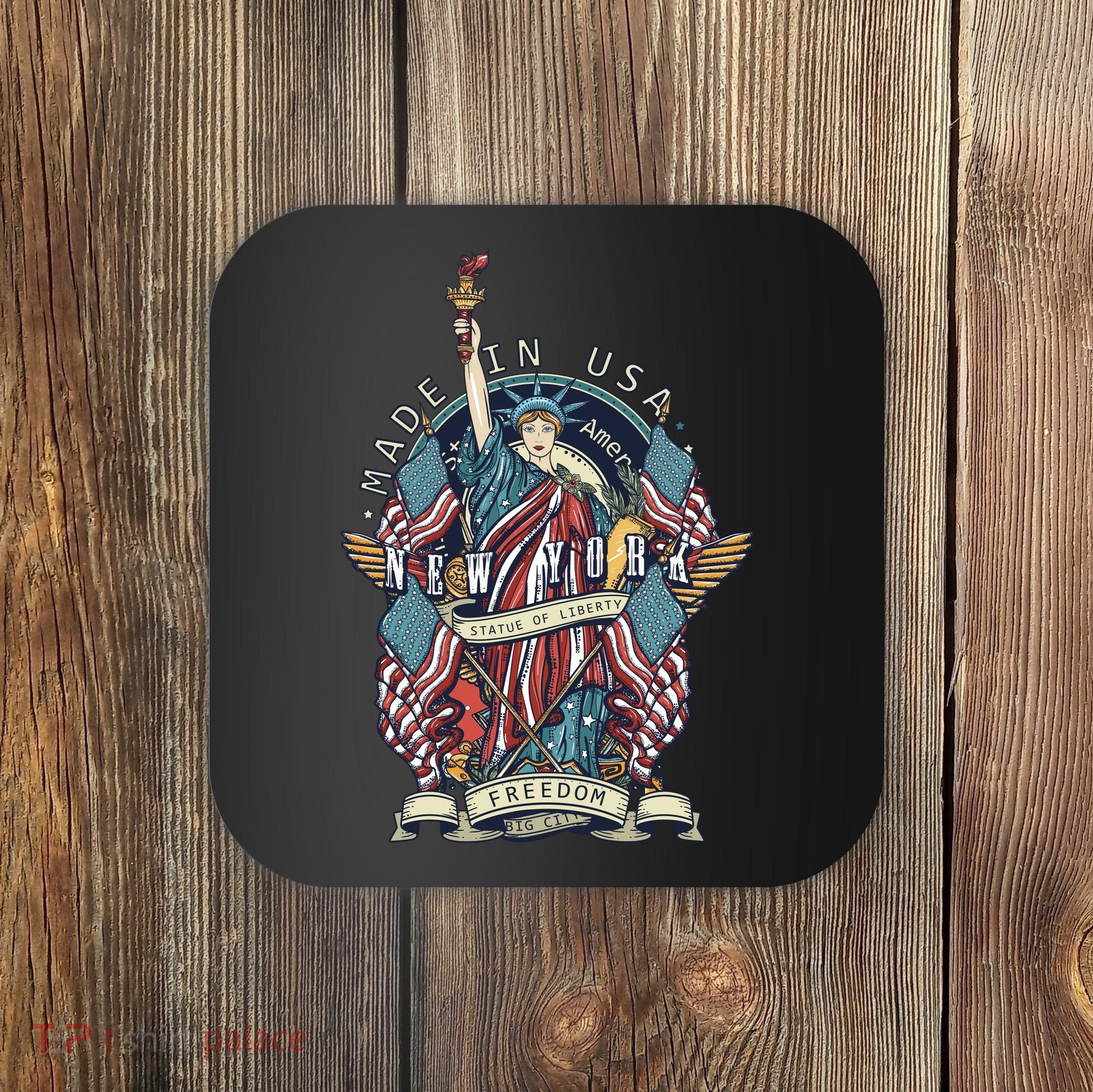 Statue Of Liberty New York Art Coaster