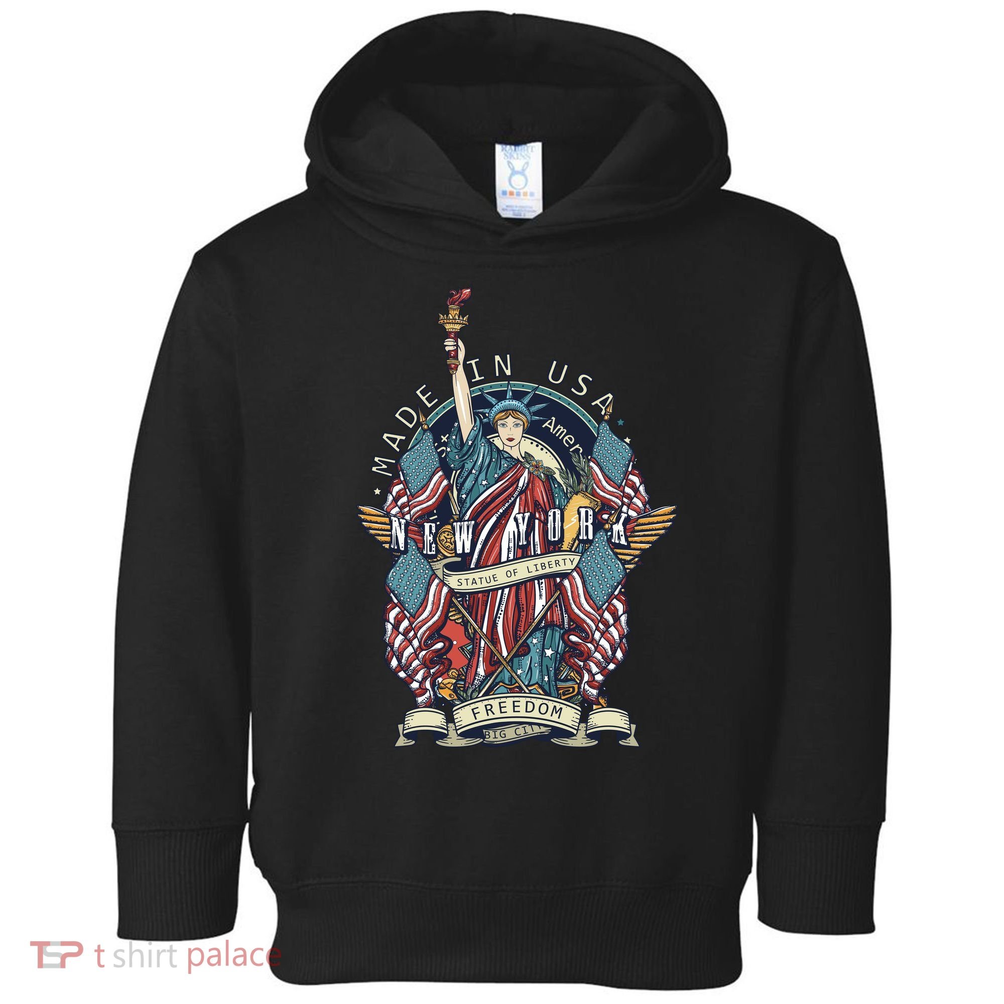 Statue Of Liberty New York Art Toddler Hoodie