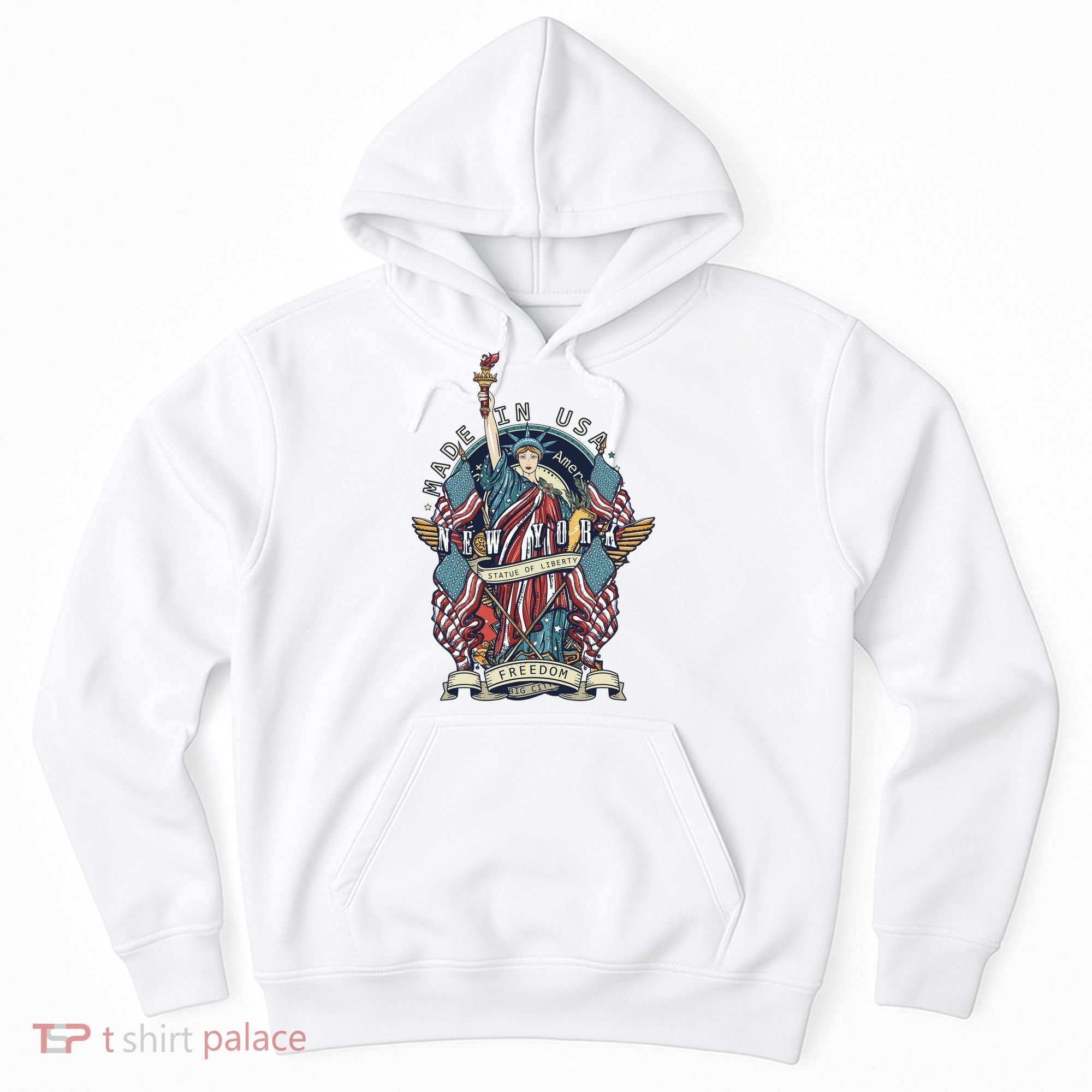 Statue Of Liberty New York Art Hoodie