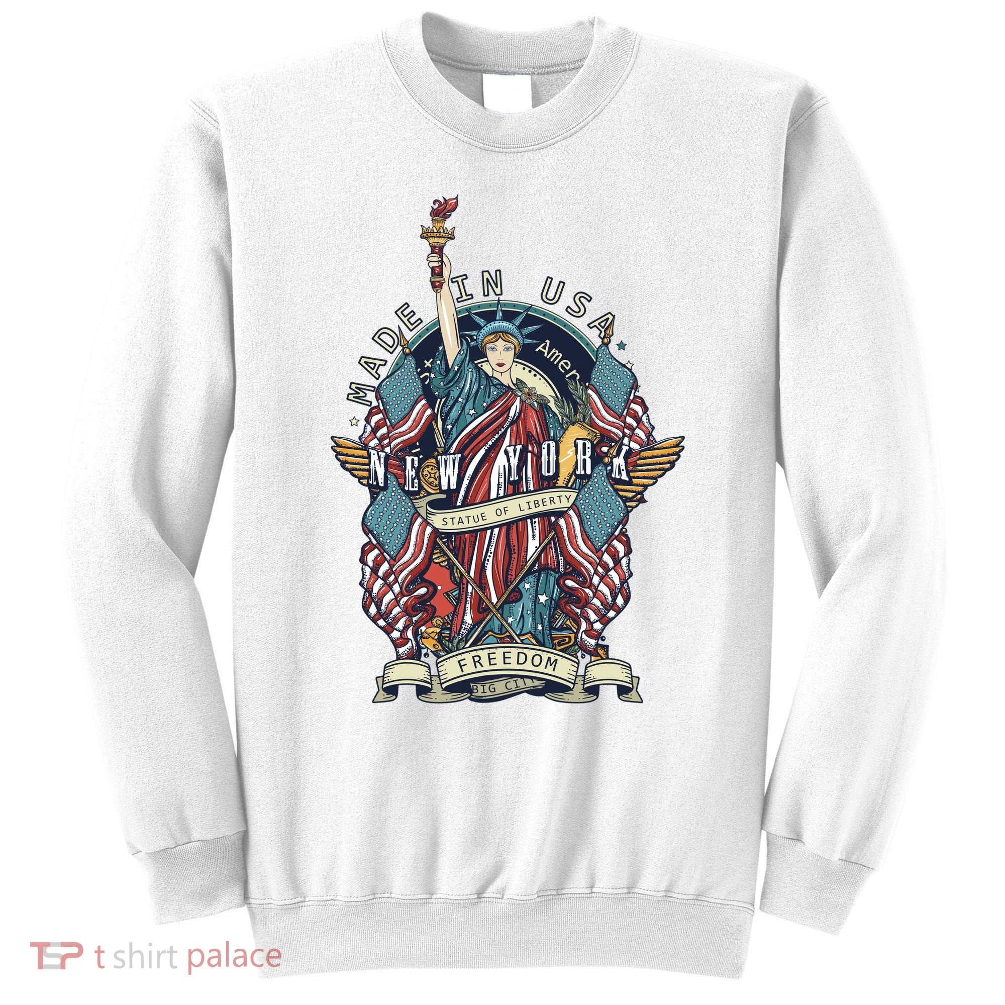 Statue Of Liberty New York Art Sweatshirt