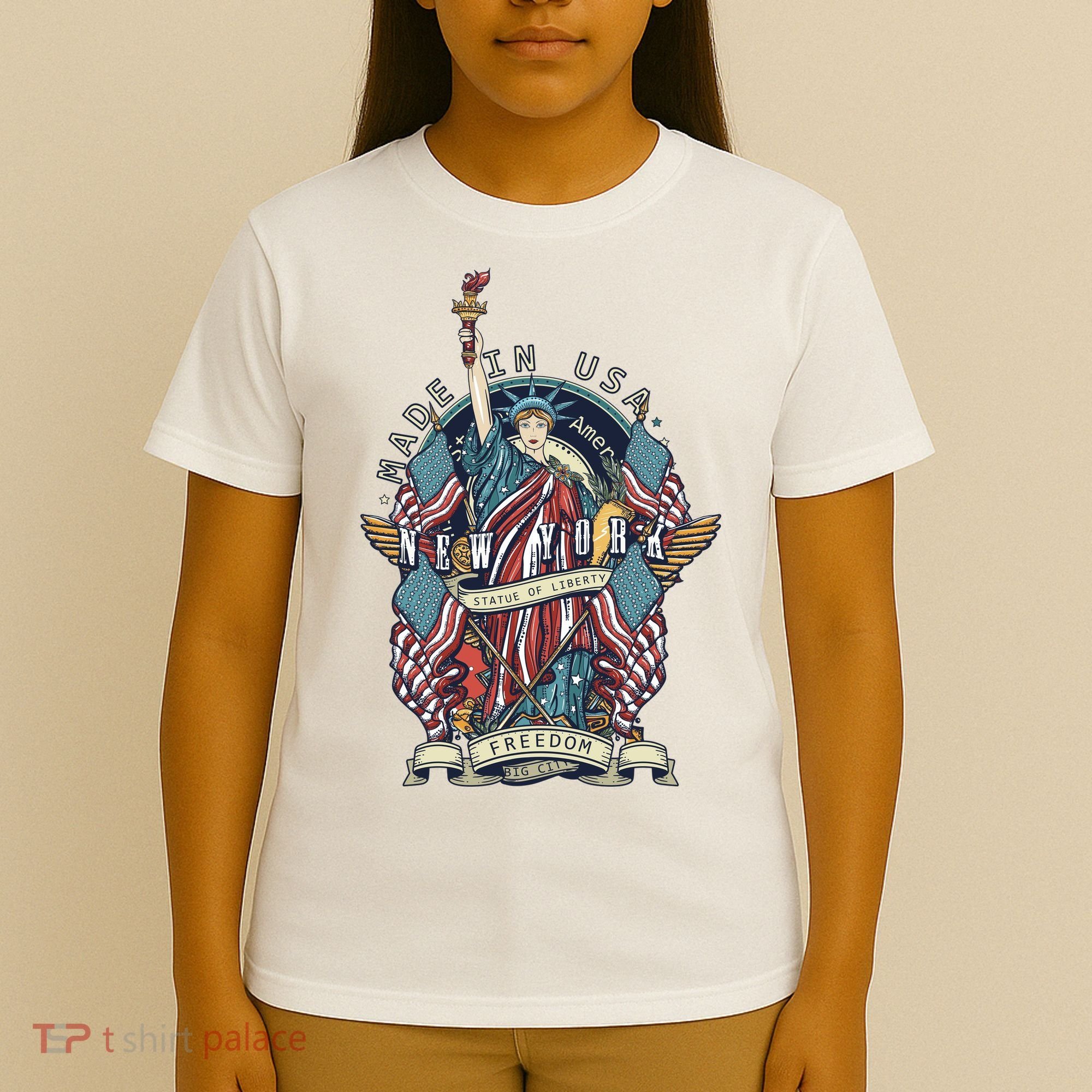 Statue Of Liberty New York Art T-Shirt