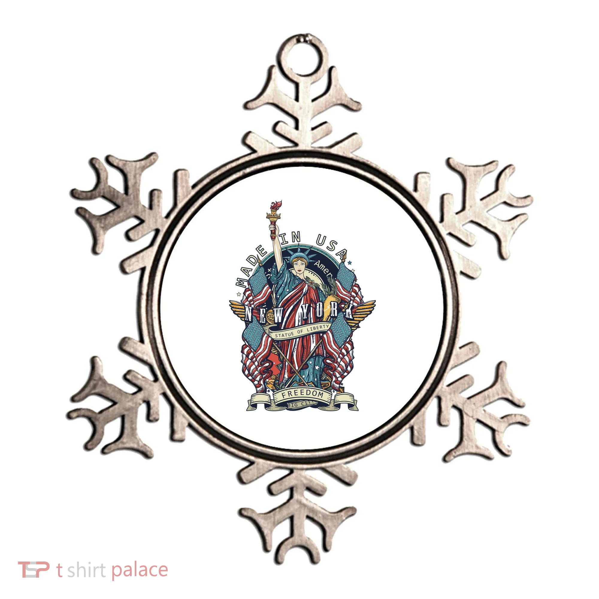 Statue Of Liberty New York Art Ornament
