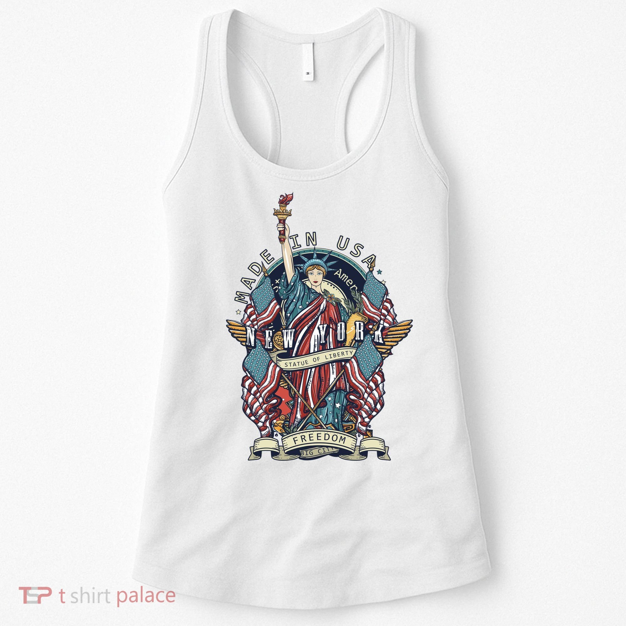Statue Of Liberty New York Art Women's Tank Top